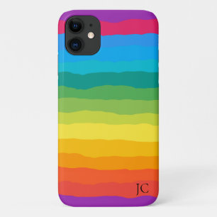Case-Mate iPhone Case Arc-en-ciel multicolore rayures laides