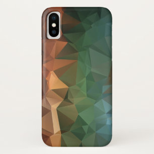 Coque iPhone X Arc-en-ciel Pyramide Abstraite