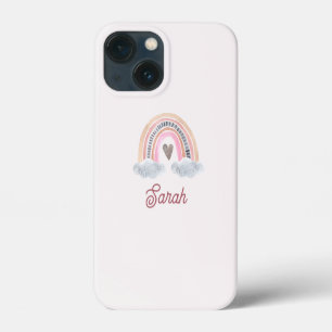 Case-Mate iPhone Case Arc-en-ciel rose avec nuages pour bébéDouche pour