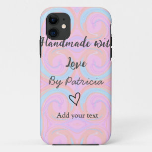 Case-Mate iPhone Case Arc-en-ciel scintillant fait main avec amour ajout