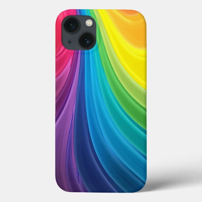Coques Case-Mate iPhone Arc-en-ciel torse Abstrait (Verso)