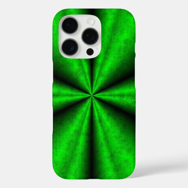 Coques Case-Mate iPhone Arc-en-ciel vert en cuir d'éléphant Optik (Verso)