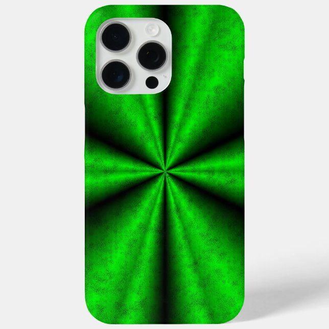 Coques Case-Mate iPhone Arc-en-ciel vert en cuir d'éléphant Optik (Verso)