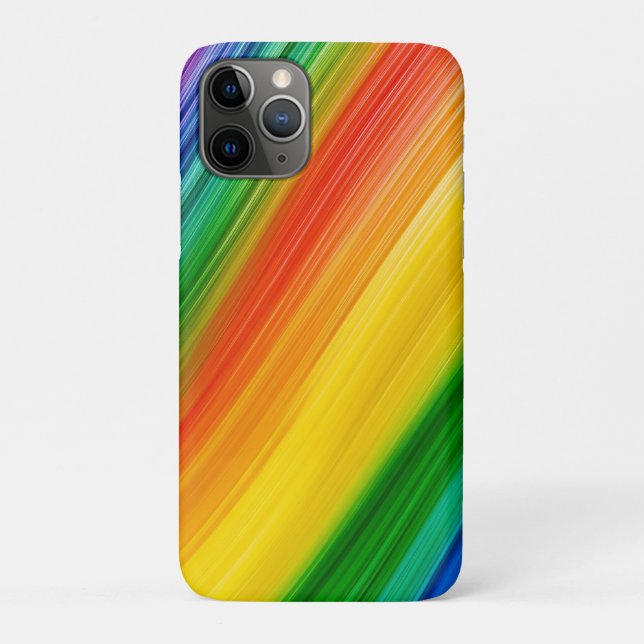 Coques Case-Mate iPhone Arc-en-ciel vibrant de couleurs (Dos)