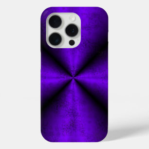 Coque iPhone 15 Pro Arc-en-ciel violet en cuir d'éléphant Optik