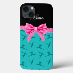 Coque Case-Mate iPhone Arc nommé personnalisé de rose de gymnastique de