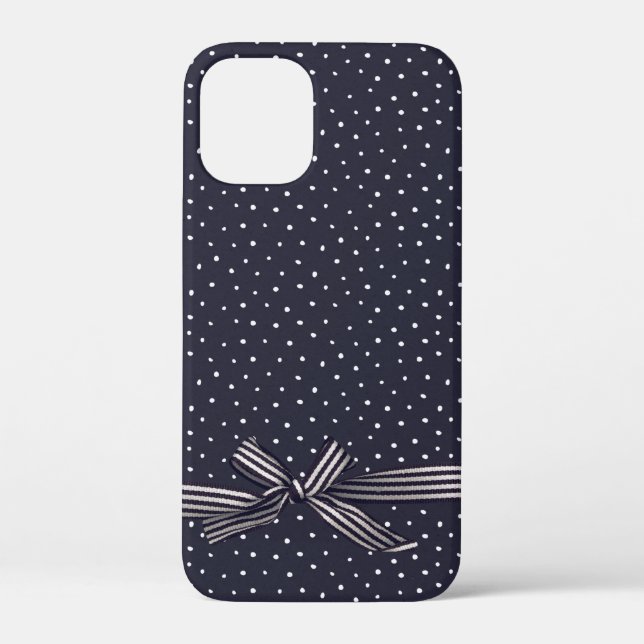 Coques Case-Mate iPhone arc rayé sur point polka (Verso)