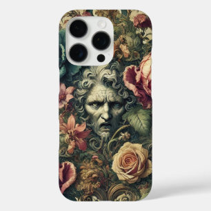 Coque iPhone 16 Pro Arcane Atelier - Signature Gothique Floral