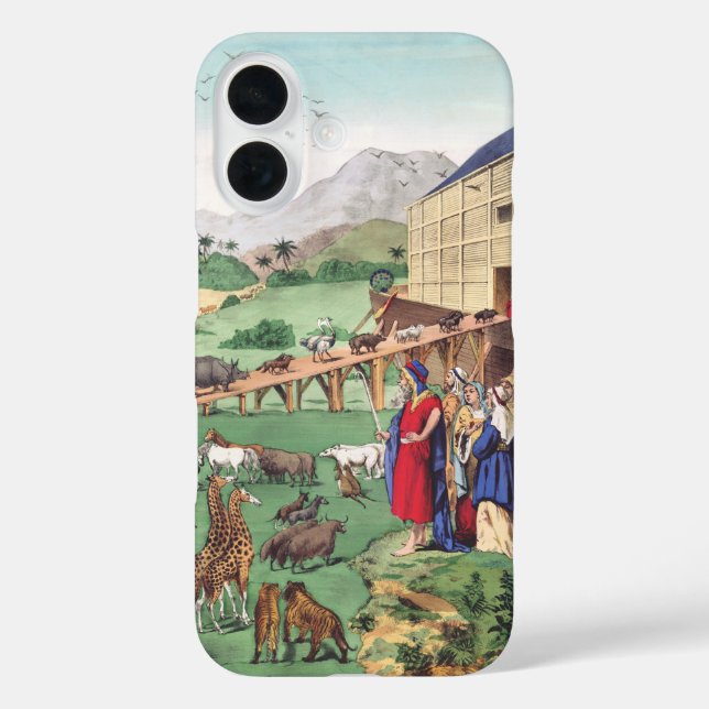 Coques Case-Mate iPhone Arche de Noé avec des animaux (Verso)