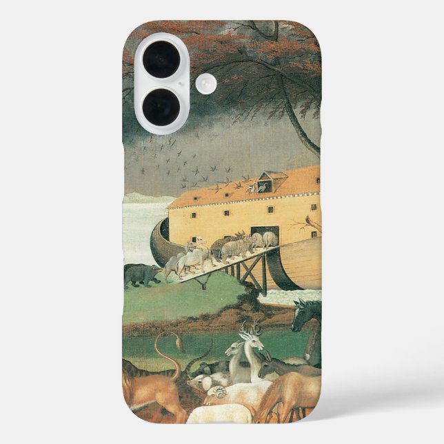 Coques Case-Mate iPhone Arche de Noé par Edward Hicks, Art populaire Vinta (Verso)