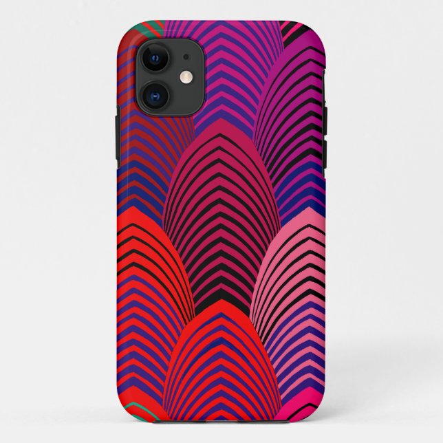 Coques Case-Mate iPhone Arches de Jazz Rouge (Dos)