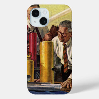 Coque Pour iPhone 15 Architectes travaillant dans un bureau, Entreprise