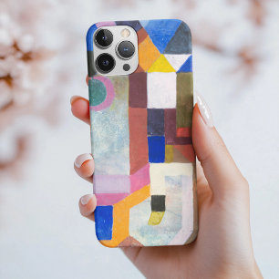 Coque Case-Mate iPhone Architecture colorée de Paul Klee, Art Abstrait