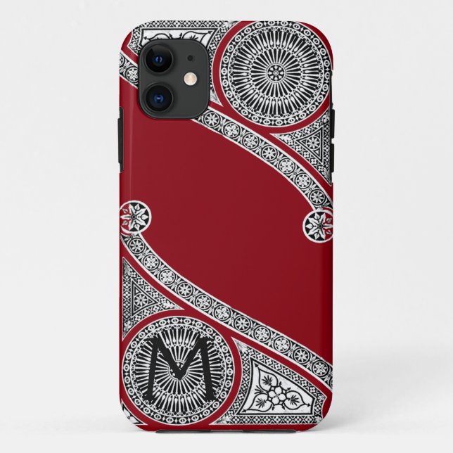 Coques Case-Mate iPhone ARCHITECTURE DE RENAISSANCE Monogramme de Bourgogn (Dos)