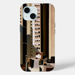 Coque Pour iPhone 15 Architecture vintage, gratte-ciel de Sheeler, 1922