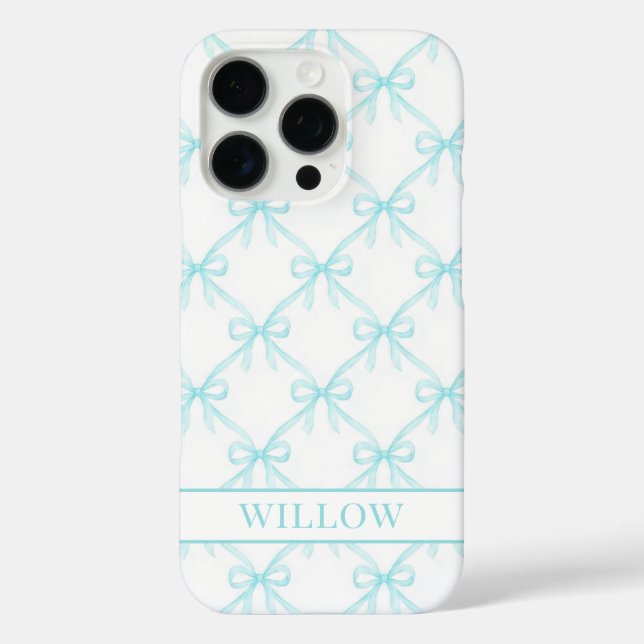 Coques Case-Mate iPhone Arcs aquarelle Aqua Coquette (Verso)