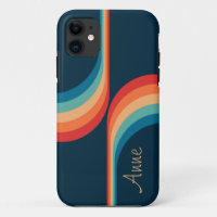 Arcs colorés de style rétro