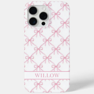 Coque Case-Mate iPhone Arcs de coquette rose aquarelle