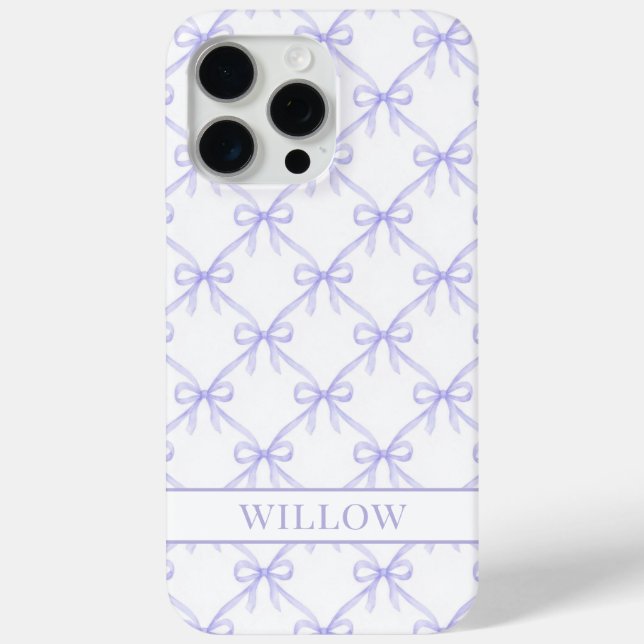 Coques Case-Mate iPhone Arcs de coquette violette aquarelle (Verso)