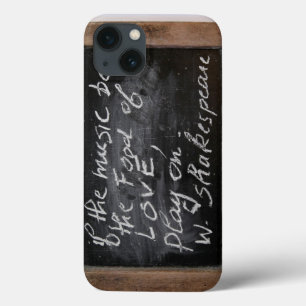 Coque Case-Mate iPhone Ardoise - Citation de W. Shakespeare -