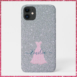 Case-Mate iPhone Case Argent brillant rose