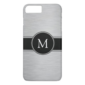 Coques Pour iPhone Argent, noir, blanc avec votre monogramme