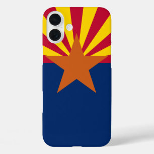 Coque Pour iPhone 16 Plus Arizona Drapeau : Réglage de Star Sun, État du cui