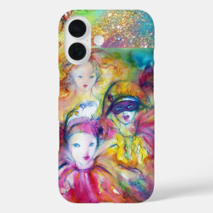 COQUE POUR iPhone 16 ARLECCHINO PIERO ET COLOMBINA