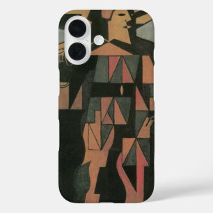 Coques iPhone 16 Arlequin par Juan Gris, Art Cubisme Vintage