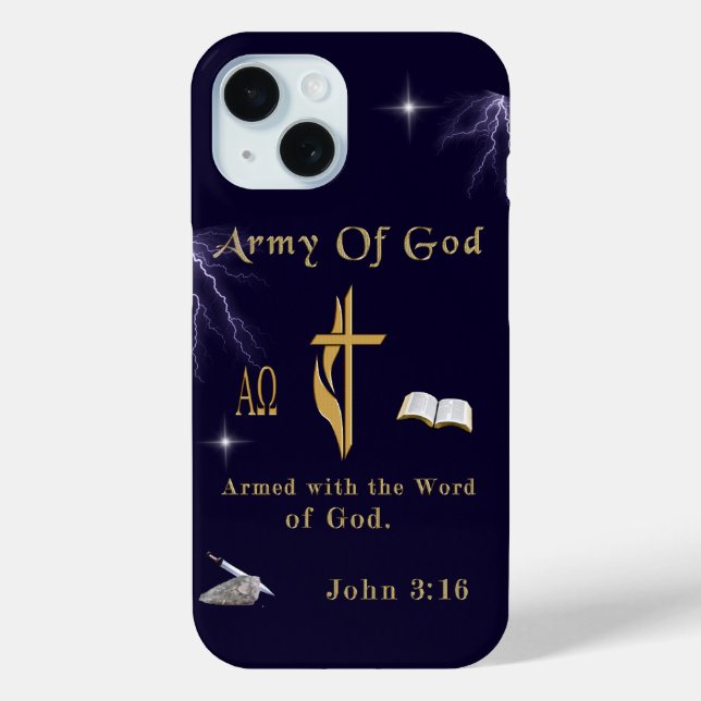 Coques Case-Mate iPhone Armée De Dieu (Verso)