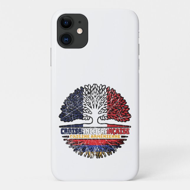 Coques Case-Mate iPhone Arménienne Arménie Français Drapeau Des Racines D' (Dos)