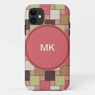 Coque iPhone 11 Armoire d'épices géométrique