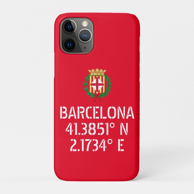 Coques Case-Mate iPhone Armoiries de la Latitude de Barcelone (Dos)