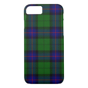 Coque iPhone 8/7 Armstrong tartan bleu et vert plaid