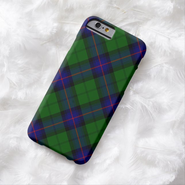 Coques Case-Mate iPhone Armstrong tartan bleu et vert plaid (In Situ)