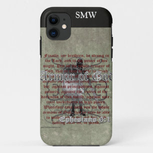 Coque iPhone 11 Armure de Dieu, 6h10 d'Ephesians - 18, soldat