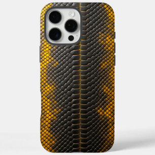 Coque iPhone 16 Pro Max Armure de reptile : Peau de serpent
