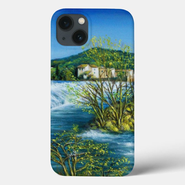 Coques Case-Mate iPhone ARNO RIVER À ROVEZZANO Florence Paysage toscan (Verso)