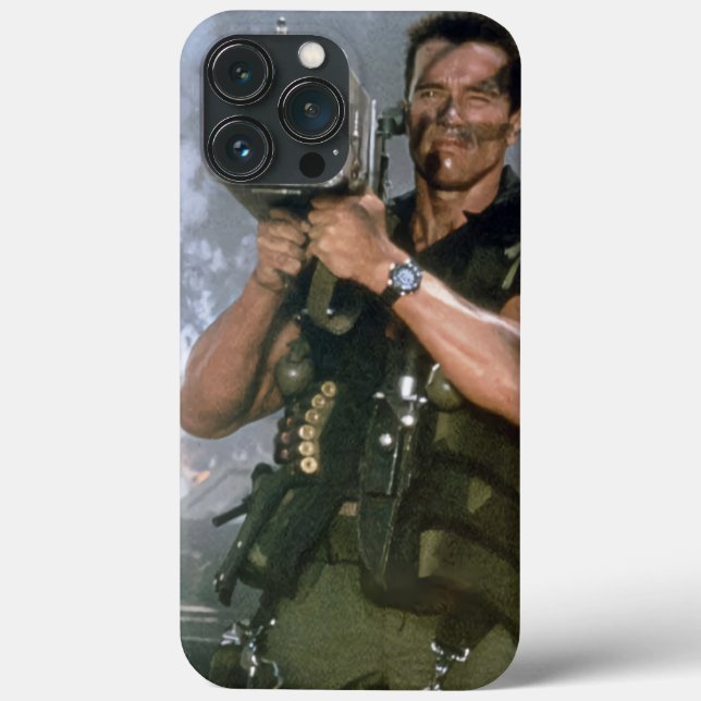 Coques Case-Mate iPhone Arnold Schwarzeneger tir à la fusée (Verso)
