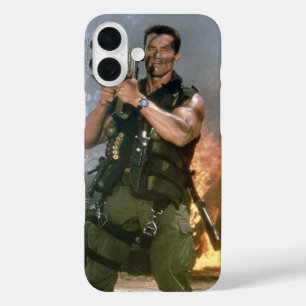 Coque Pour iPhone 16 Plus Arnold Schwarzeneger tir à la fusée