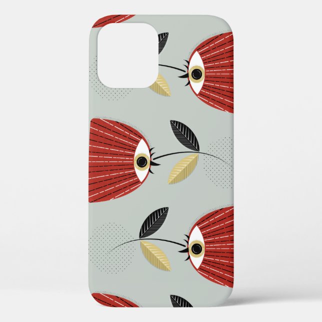 Coques Case-Mate iPhone Arrangement floral blanc rouge (Verso)