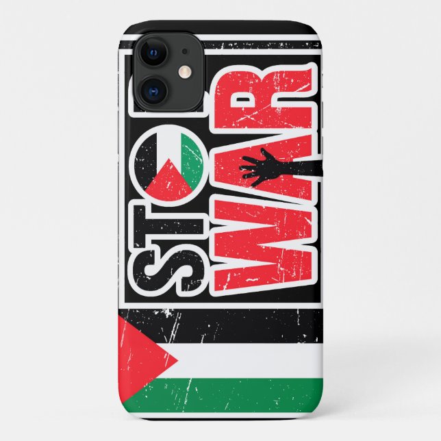 Coques Case-Mate iPhone Arrêter la guerre - La vie des Palestiniens Matièr (Dos)