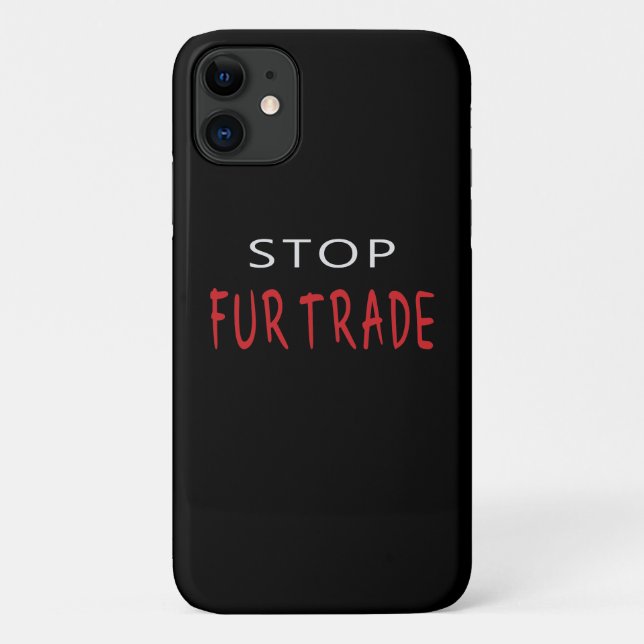 Coques Case-Mate iPhone Arrêter le commerce de la fourrure (Dos)