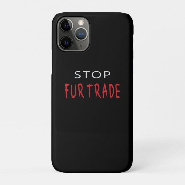 Coques Case-Mate iPhone Arrêter le commerce de la fourrure (Dos)
