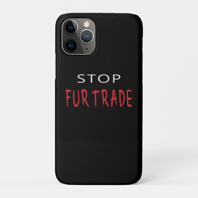 Coques Case-Mate iPhone Arrêter le commerce de la fourrure (Dos)