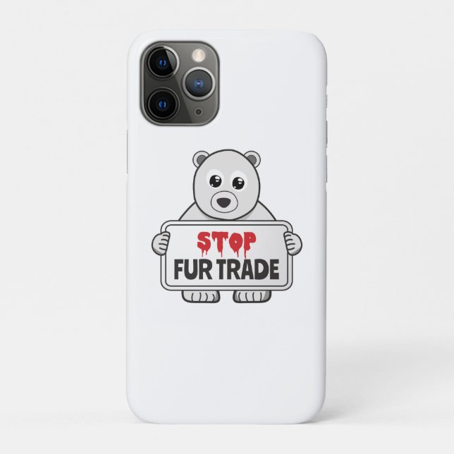 Coques Case-Mate iPhone Arrêter le commerce des fourrures et la triste our (Dos)