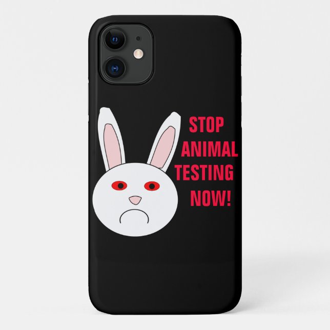 Coques Case-Mate iPhone Arrêter le test animal maintenant iPhone 4 cas (Dos)