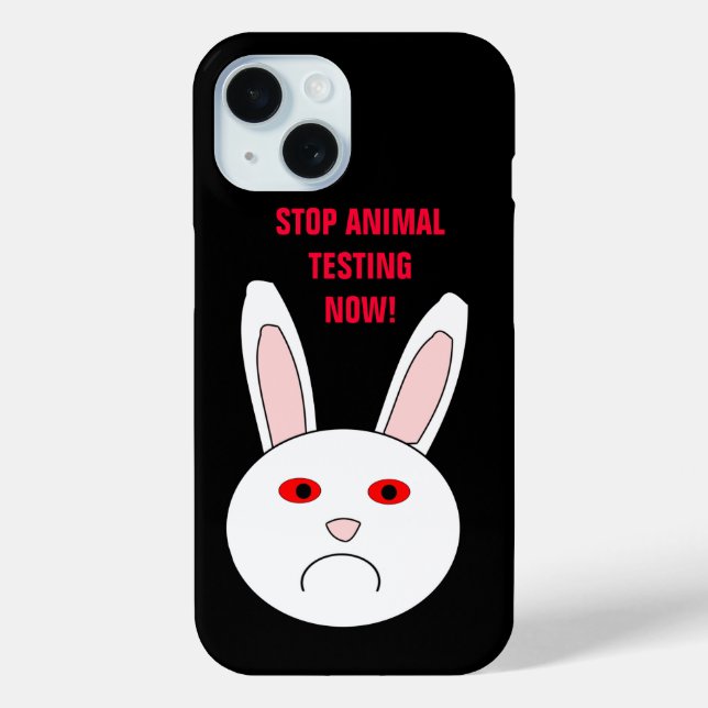 Coques Case-Mate iPhone Arrêter les tests sur les animaux maintenant (Verso)