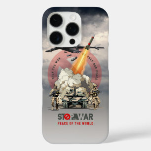 Coque iPhone 16 Pro Arrêtez la guerre