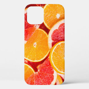 Case-Mate iPhone Case Arrière-fond orangé et pamplemousse frais